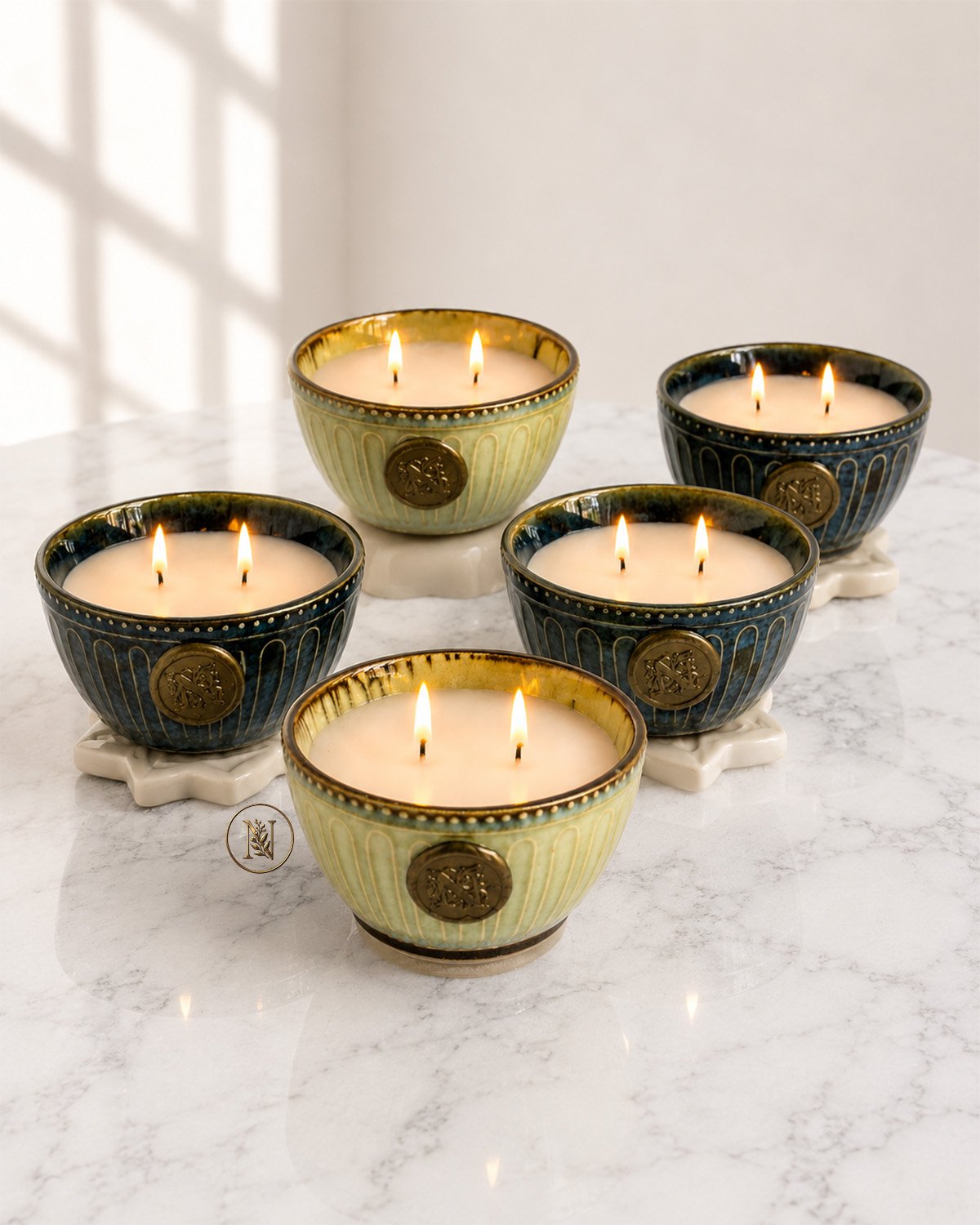 The Nirupama Heirloom Candle Collection<span> (Box of Two)</span>