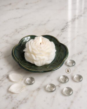 Peony Flower Candle